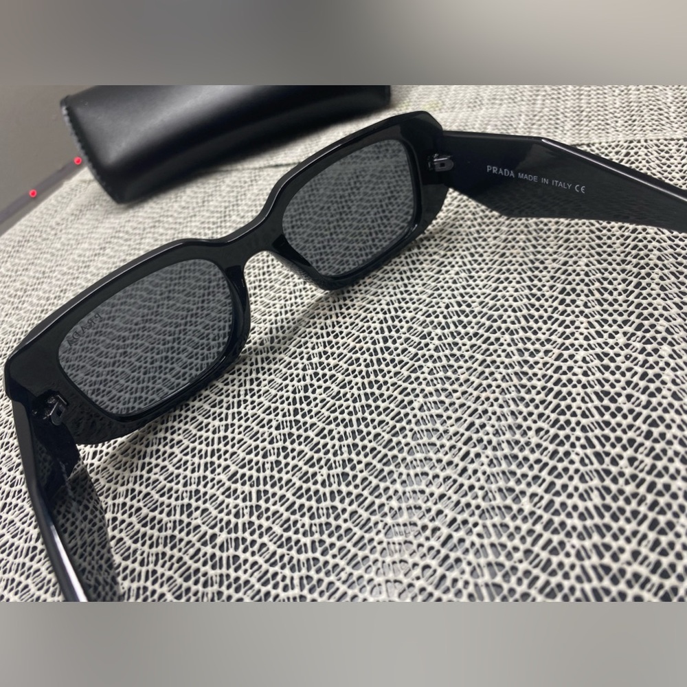 Prada PR 17WS Angular Black Sunglasses - Picture 10 of 15